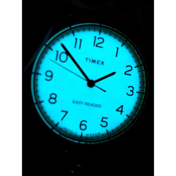 Timex Women\'s Watch TWH6Z3710 Quartz Indiglo White Dial Two Tone Steel 33mm